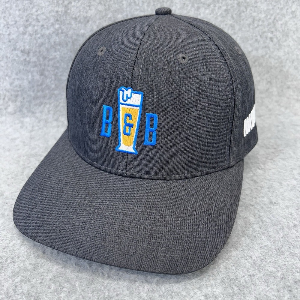 B&B Beer Logo Outdoor Cap OC871 Gray Snapback Cap Nabholz Kellogg's